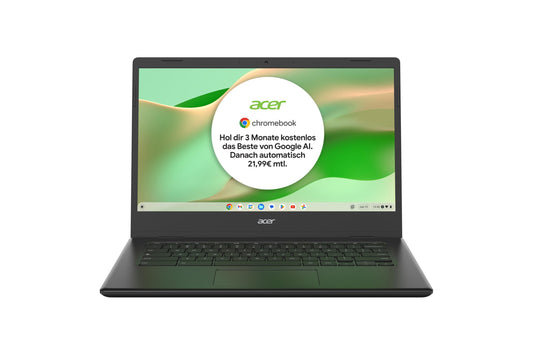 Portátil 14'' FHD, 4GB RAM, 128GB SSD, QWERTZ, Negro